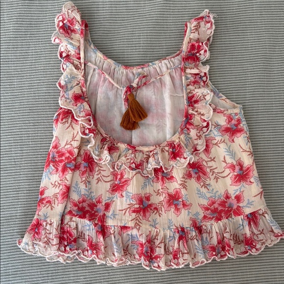 Louise misha - blouse zelie - Floral Ruffle Kids Top - 5y - Picture 3 of 7